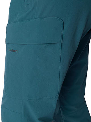 Rohan Glen Cargo Walking Trousers, Teal Blue