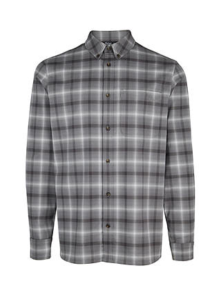 Rohan Dover Long Sleeve Check Shirt, Grey Rock at John Lewis & Partners
