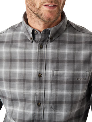 Rohan Dover Long Sleeve Check Shirt, Grey Rock