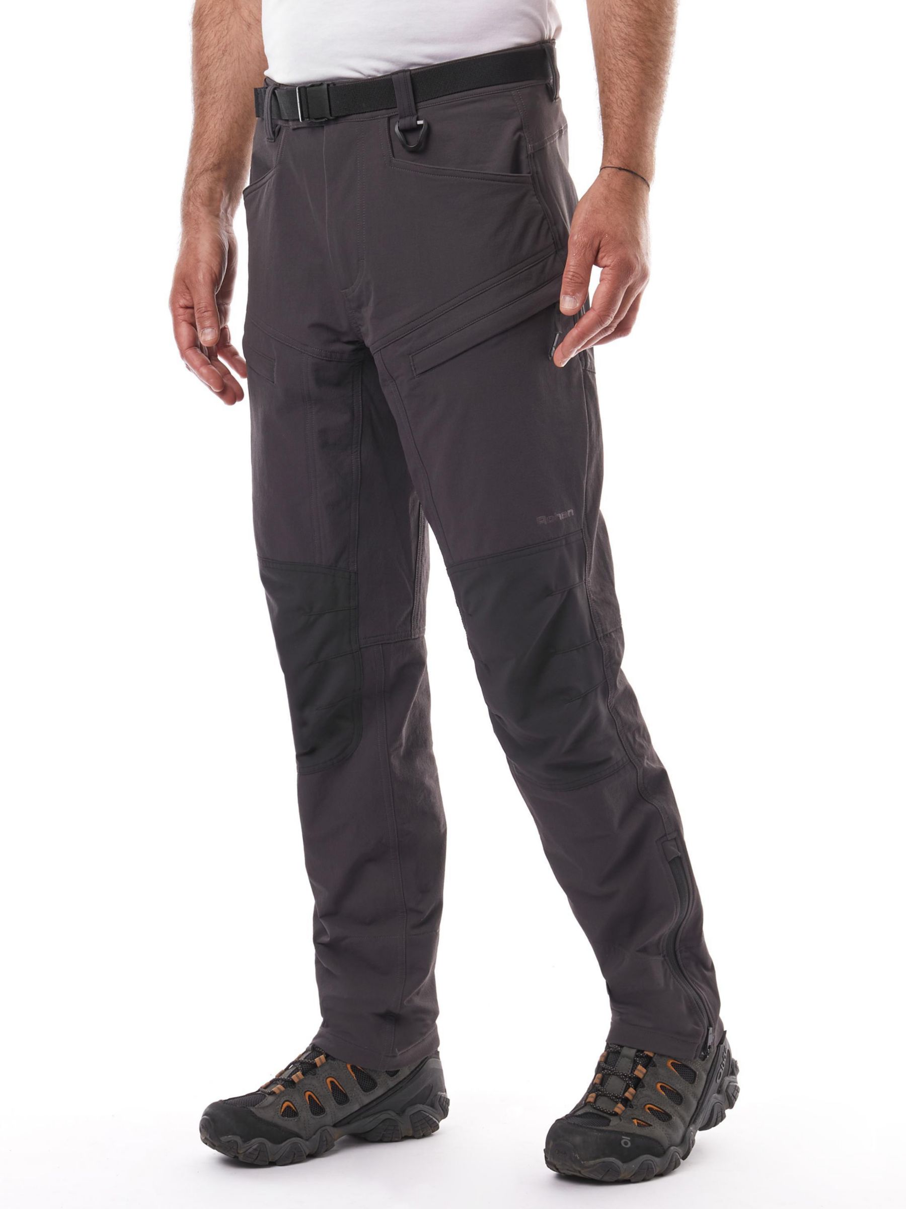 Rohan Fjell Hiking Trousers, Carbon/Black, 30S