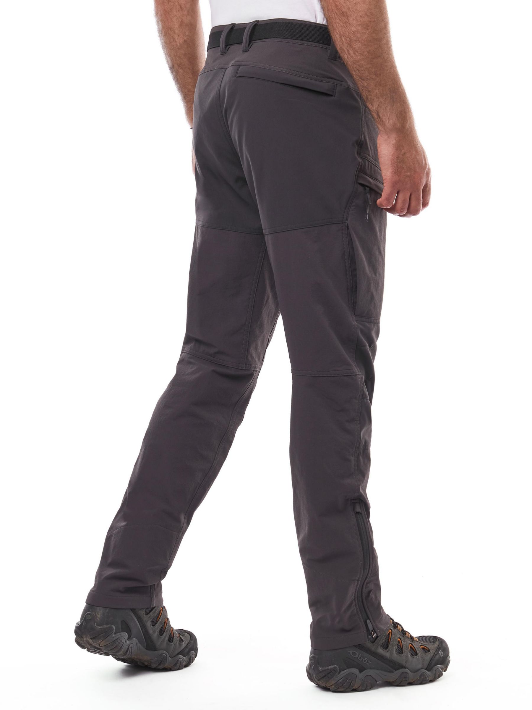 Rohan Fjell Hiking Trousers, Carbon/Black, 30S