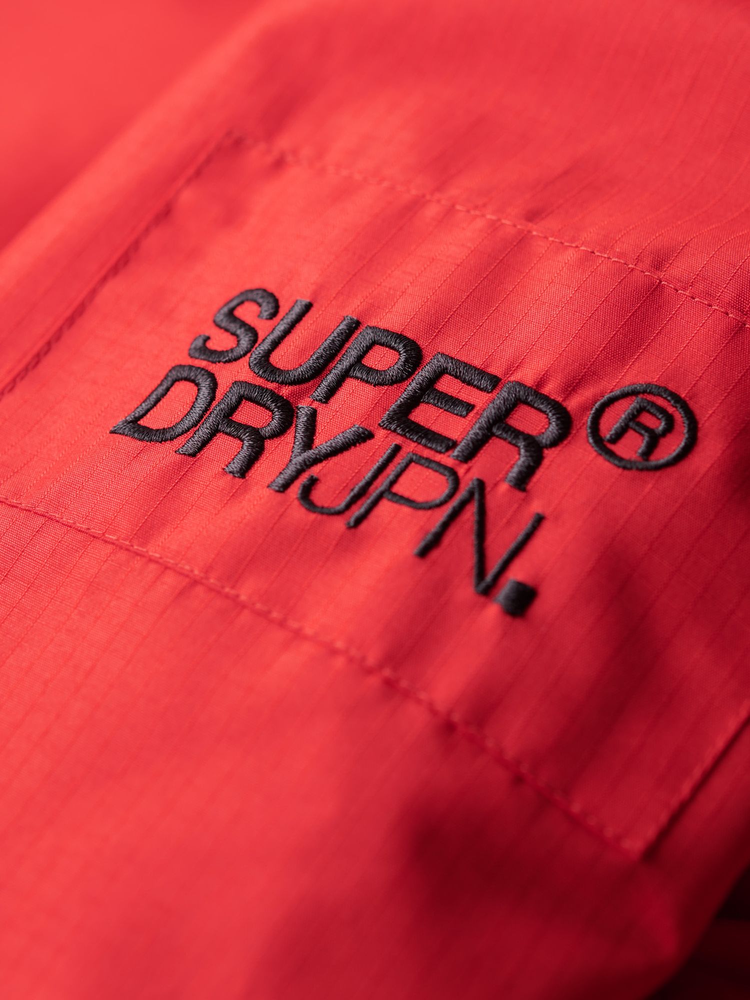 Superdry Mountain SD Windcheater Jacket, Sunset Red at John Lewis ...