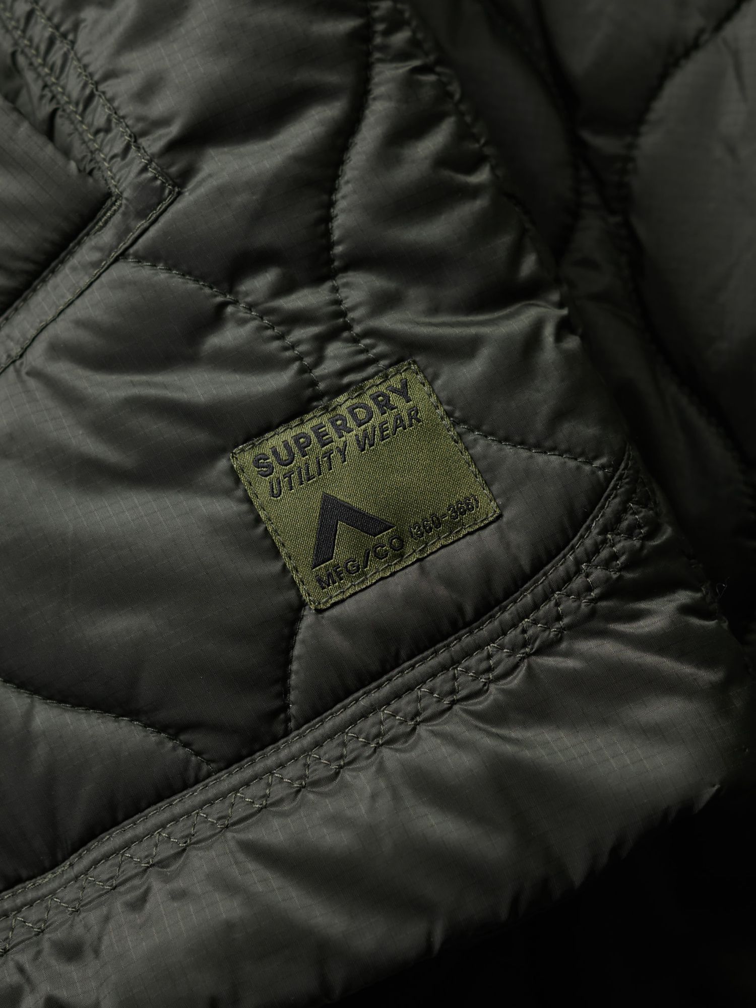 Buy Superdry Sherpa Quilted Hybrid Jacket Online at johnlewis.com