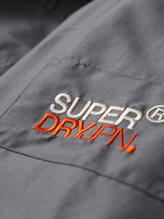 Superdry Mountain SD Windcheater Jacket, Charcoal