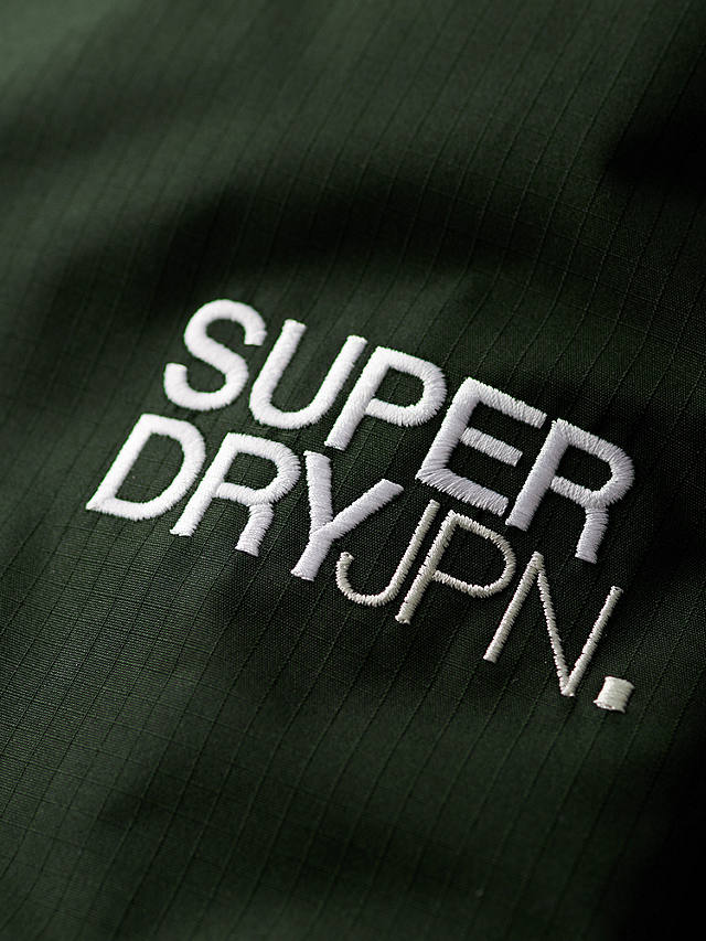 Superdry Hooded Yachter Windbreaker Jacket, Academy Dark Green