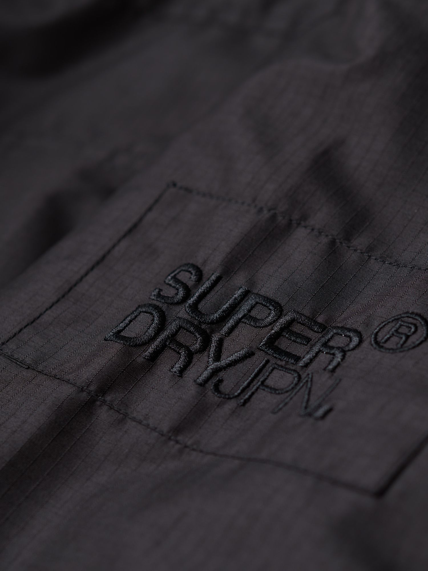 Superdry Mountain SD Windcheater Jacket, Black at John Lewis & Partners