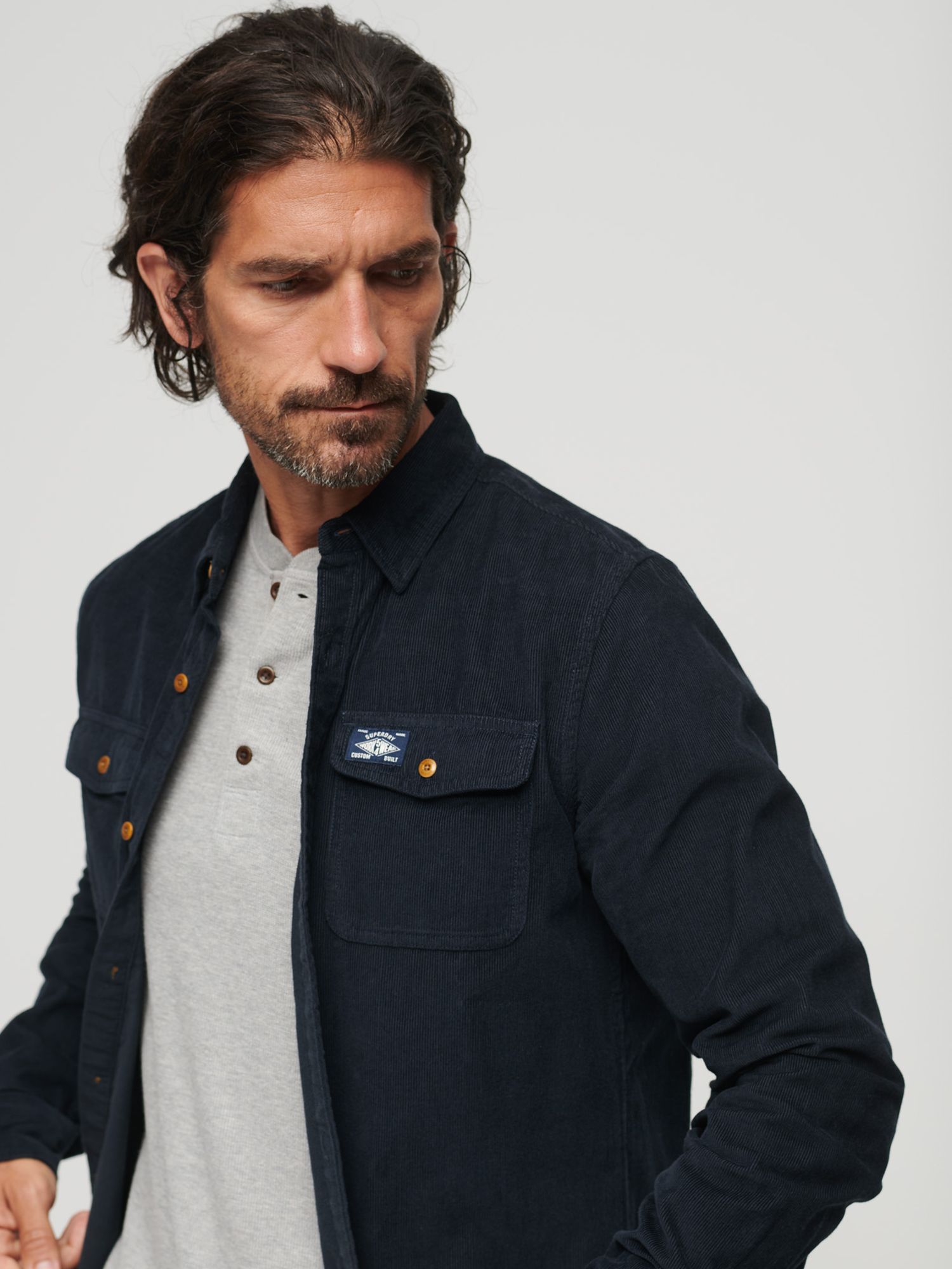 Buy Superdry Trailsman Relaxed Fit Corduroy Shirt Online at johnlewis.com