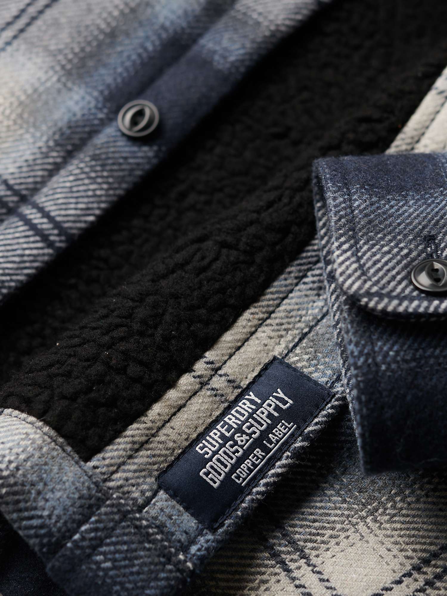 Buy Superdry Wool Blend Miller Overshirt Online at johnlewis.com