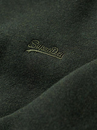 Superdry Essential Logo Crew Sweatshirt, Dark Olive Marl