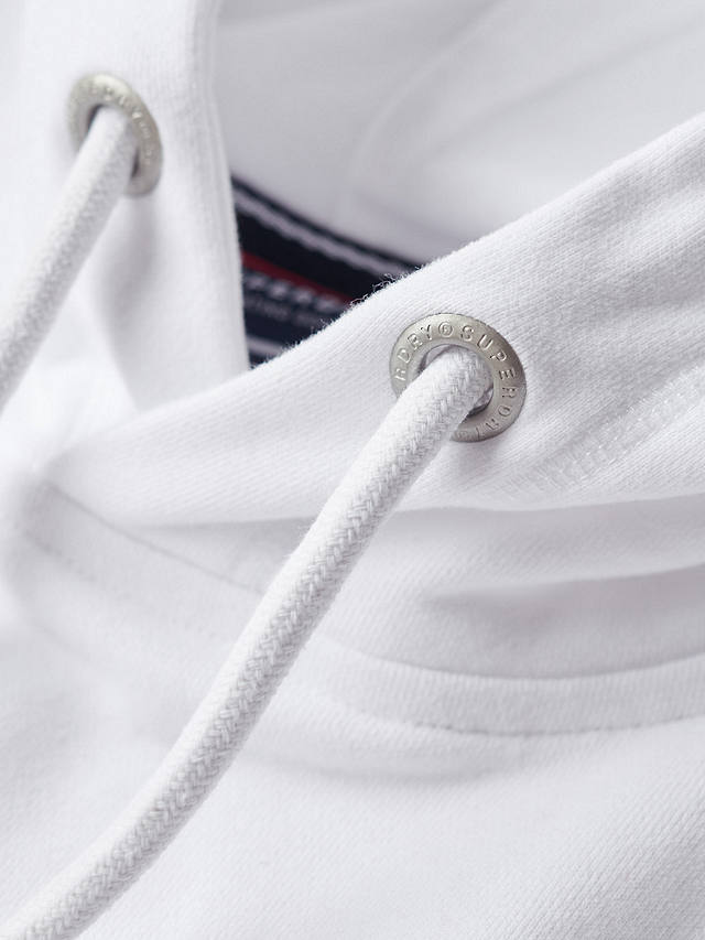 Superdry Sportswear Logo Loose Hoodie, Brilliant White