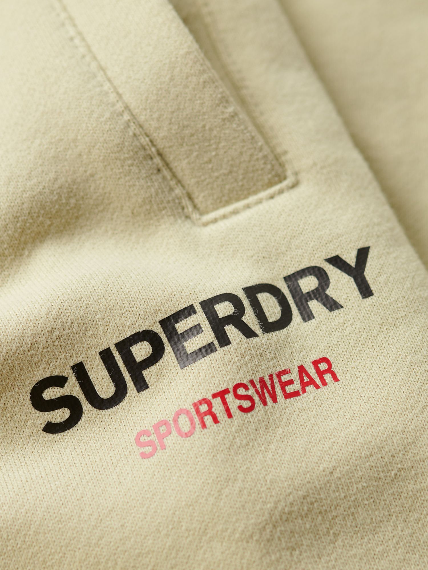 Superdry Sportswear Logo Tapered Joggers, Pelican Beige, M