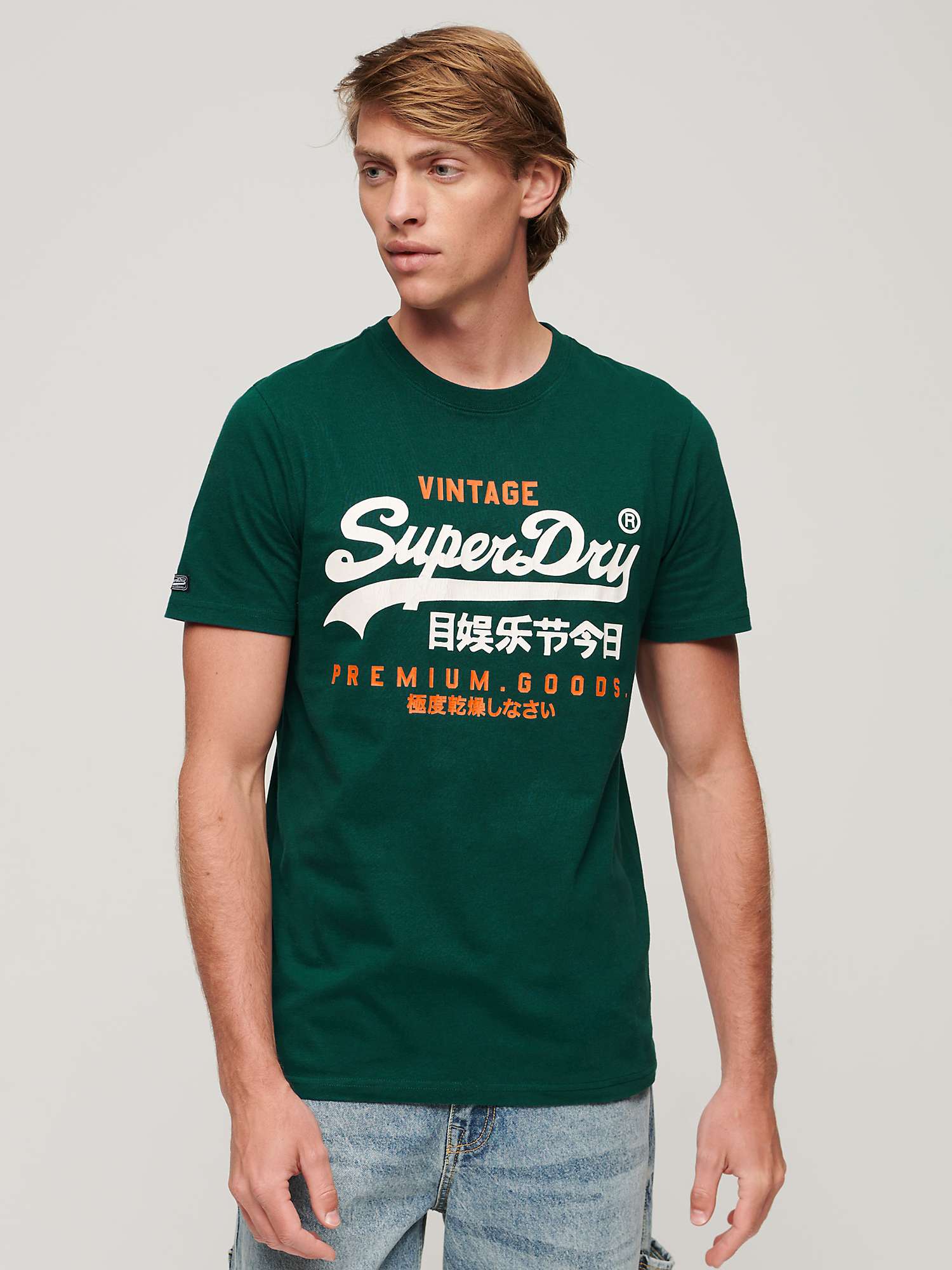 Buy Superdry Classic Vintage Logo Heritage T-Shirt Online at johnlewis.com