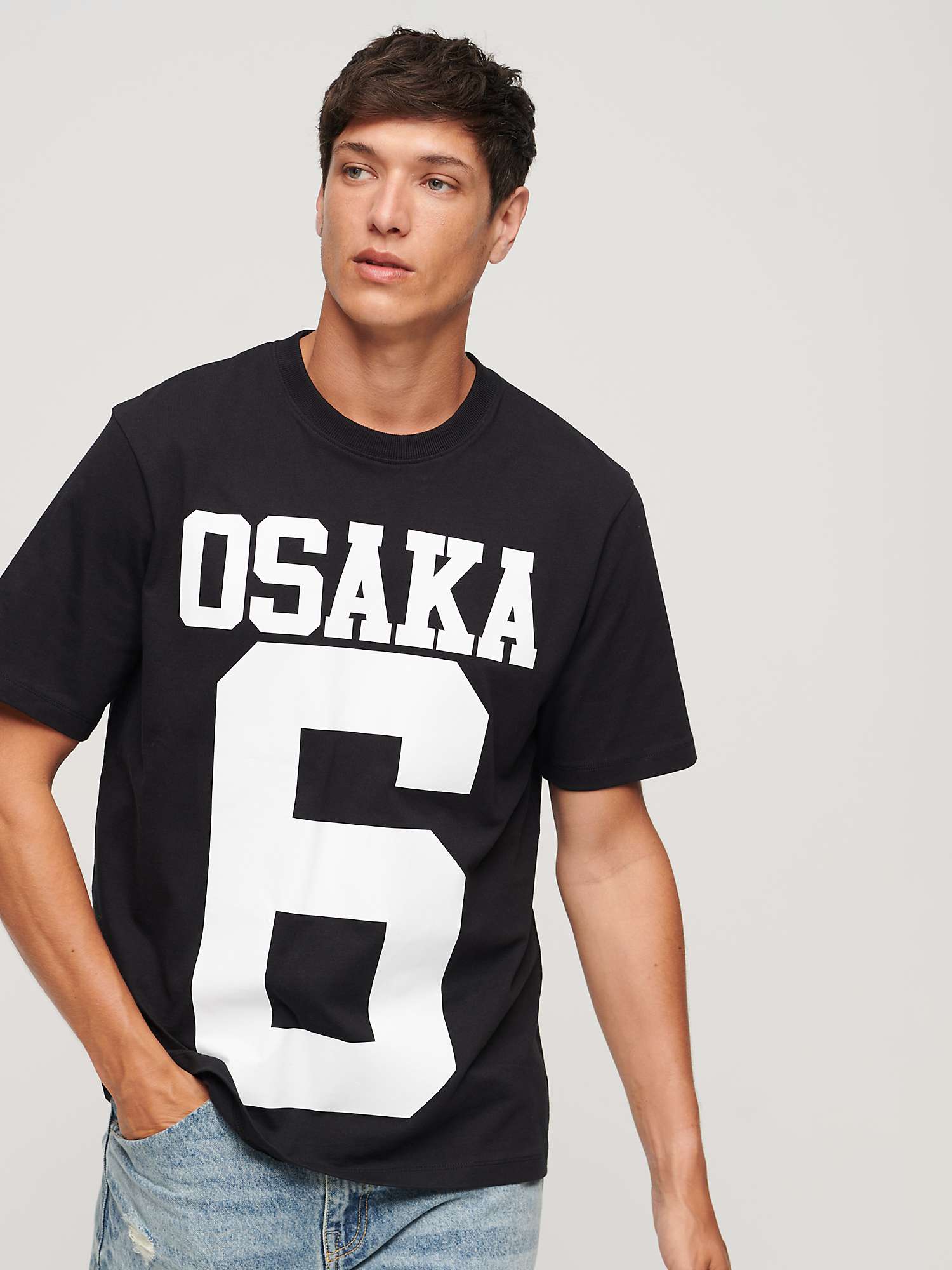 Buy Superdry Osaka Logo Loose T-Shirt Online at johnlewis.com