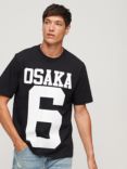 Superdry Osaka Logo Loose T-Shirt, Black