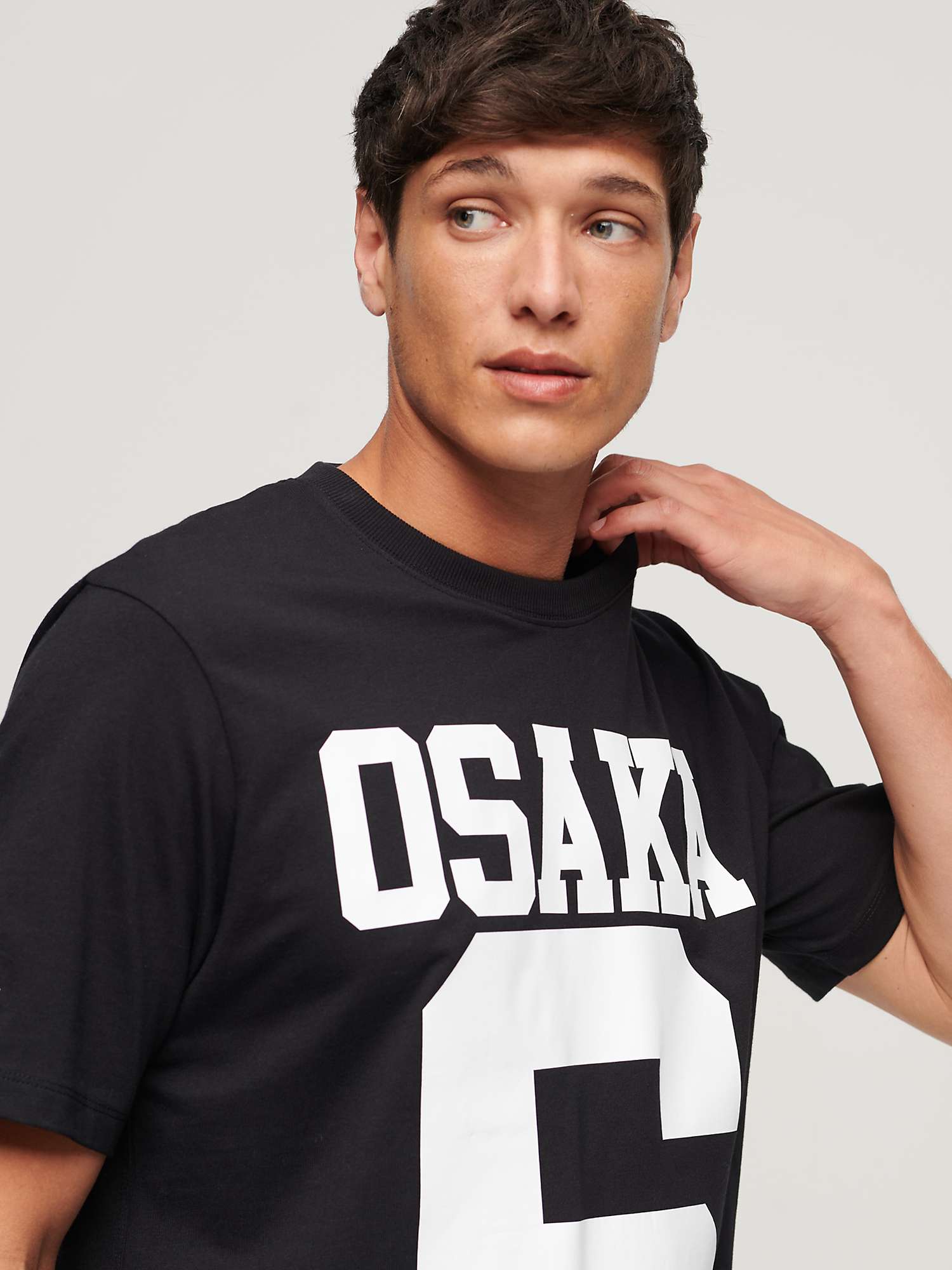 Buy Superdry Osaka Logo Loose T-Shirt Online at johnlewis.com