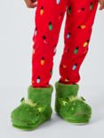 John Lewis Christmas Advert 2023 Snapper Character 3D Slippers, Green