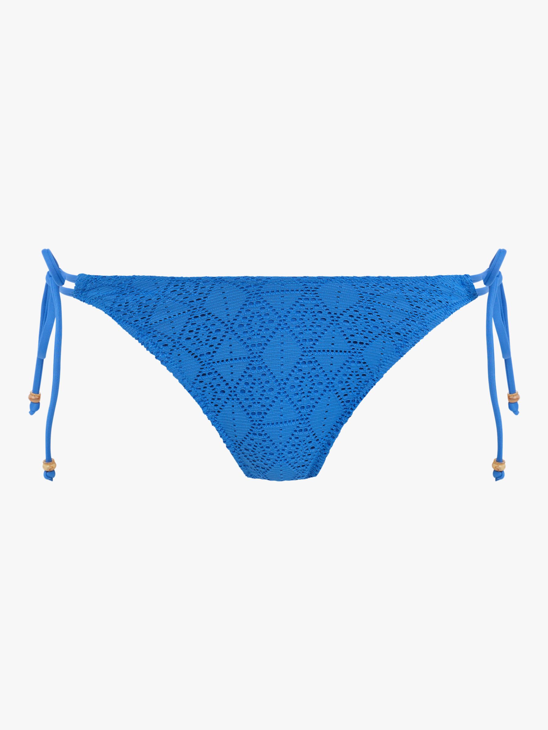 Freya Nomad Nights Crochet Bikini Bottoms, Atlantic