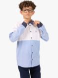 Angel & Rocket Kids' Carlton Bow Tie Shirt, White/Multi