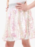 Angel & Rocket Kids' Iridescent Sequin Skirt, Pink