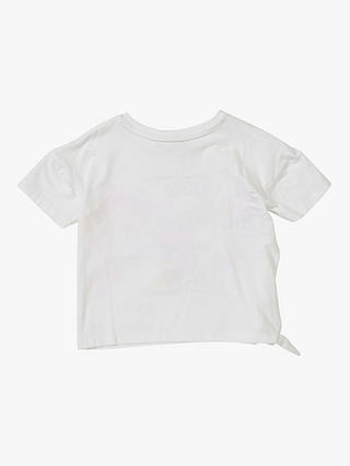Angel & Rocket Brooke Tie Side T-Shirt, White/Multi