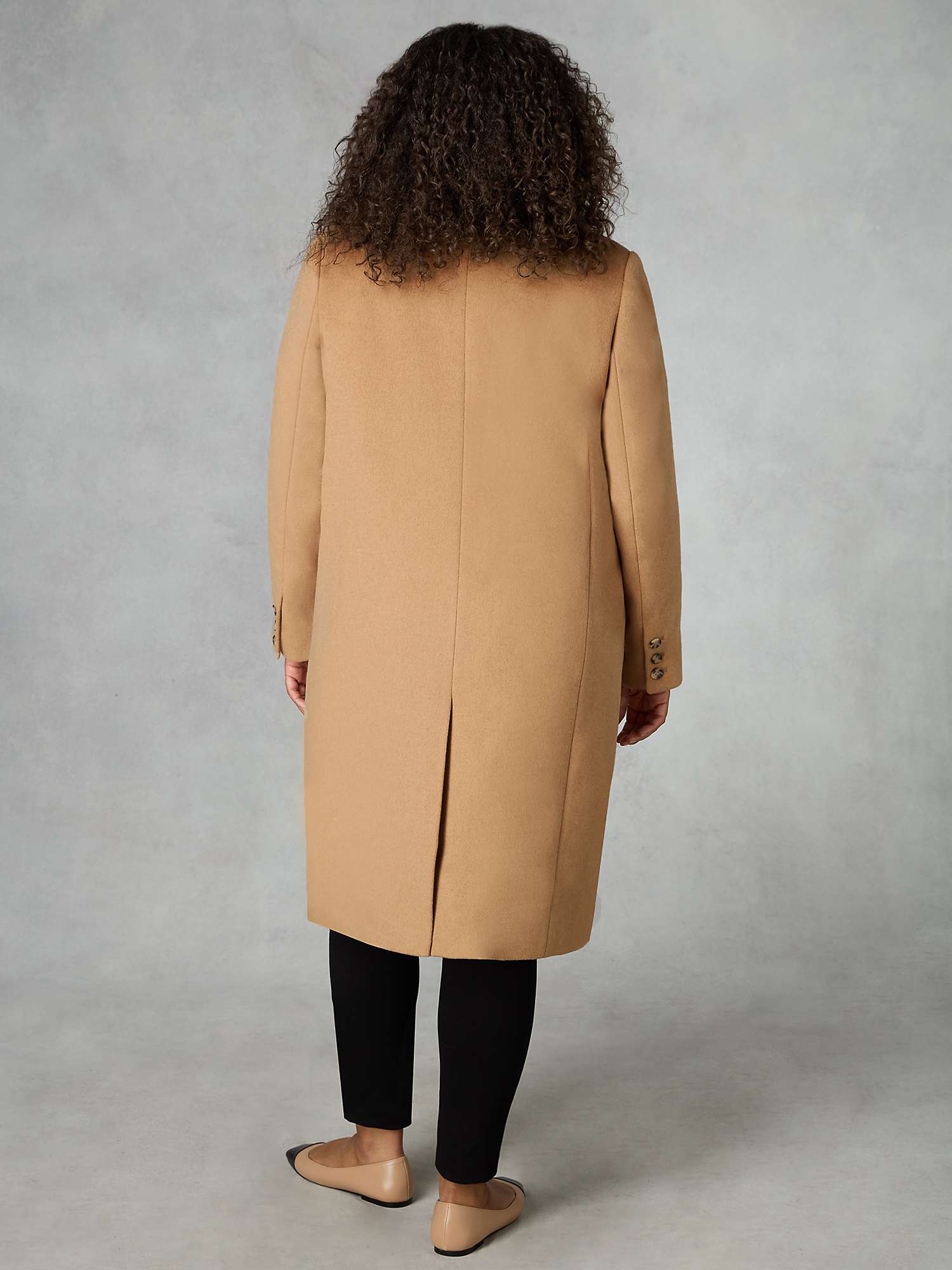 Buy Live Unlimited Curve Wool Blend Long Tailored Coat Online at johnlewis.com