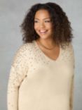 Live Unlimited Curve Cashmere Blend Sequin Jumper