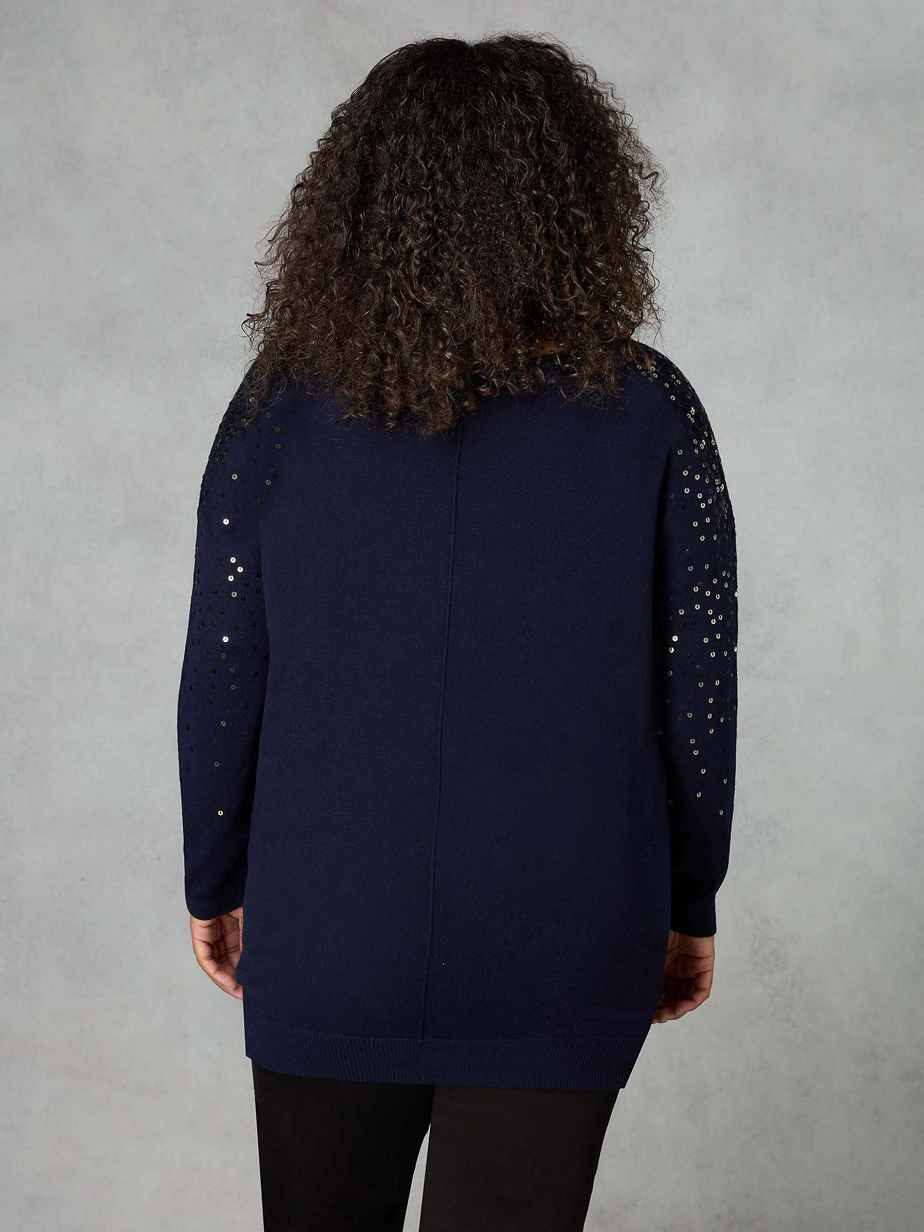 Buy Live Unlimited Curve Cashmere Blend Sequin Jumper Online at johnlewis.com