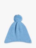 Trotters Baby Guardsman Bobble Hat, Blue Marl