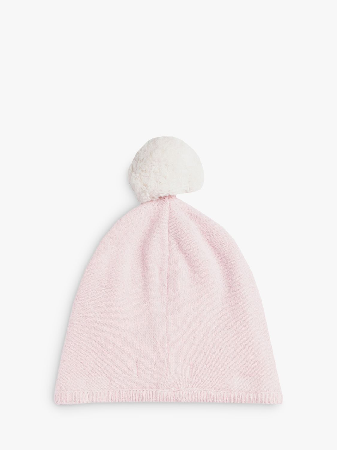 Trotters Baby Jemima Bobble Hat, Pale Pink, S-M