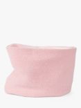 Trotters Kids' Rice Stitch Wool/Cashmere Blend Snoody, Pink