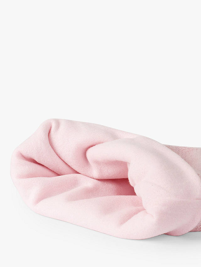 Trotters Kids' Rice Stitch Wool/Cashmere Blend Snoody, Pink