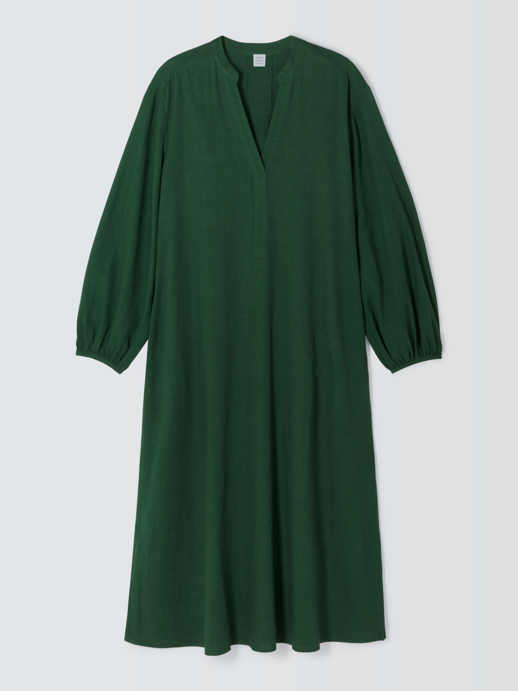 Buy John Lewis Linen Blend V-Neck Dress Online at johnlewis.com