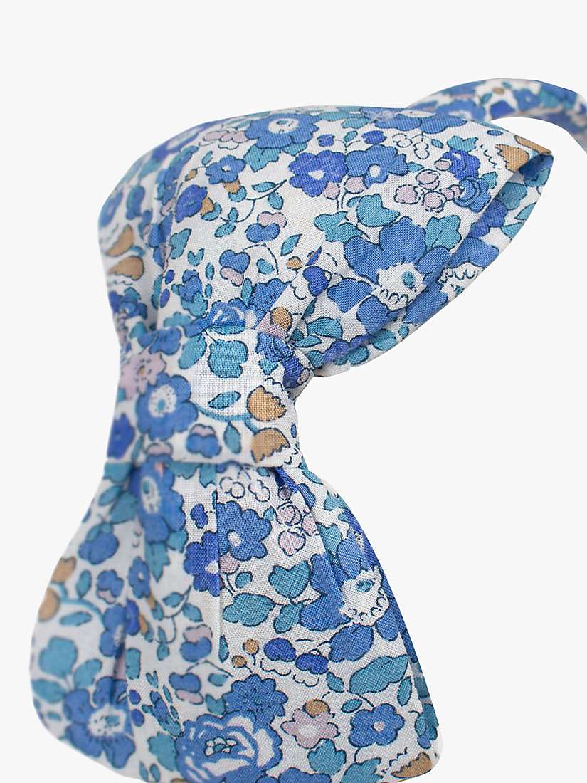 Buy Trotters Liberty Betsy Bow Headband, Blue Betsy Anne Online at johnlewis.com
