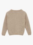 Trotters Baby Guardsman Wool & Cashmere Blend Cardigan, Oatmeal