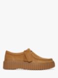 Clarks Torhill Bee Suede Shoes, Light Tan Nubuck