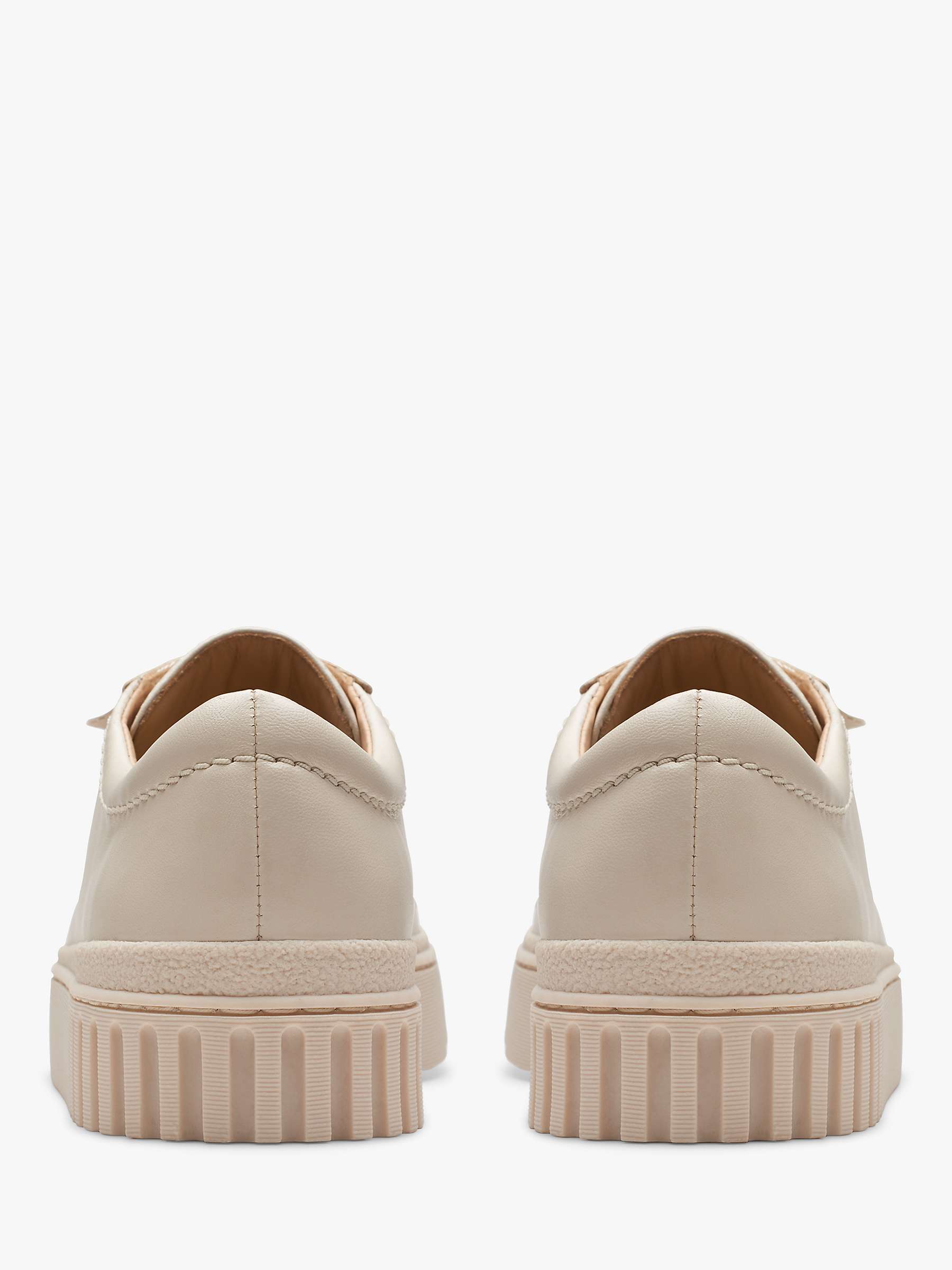 Buy Clarks Mayhill Walk Leather Flatform Trainers Online at johnlewis.com