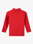 Trotters Classic Roll Neck Top, Red