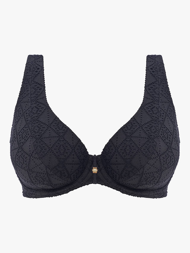 Freya Nomad Nights Crochet Underwired Bikini Top, Black