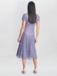 Gina Bacconi Genny Sequin A-Line Midi Dress, Lilac, Lilac