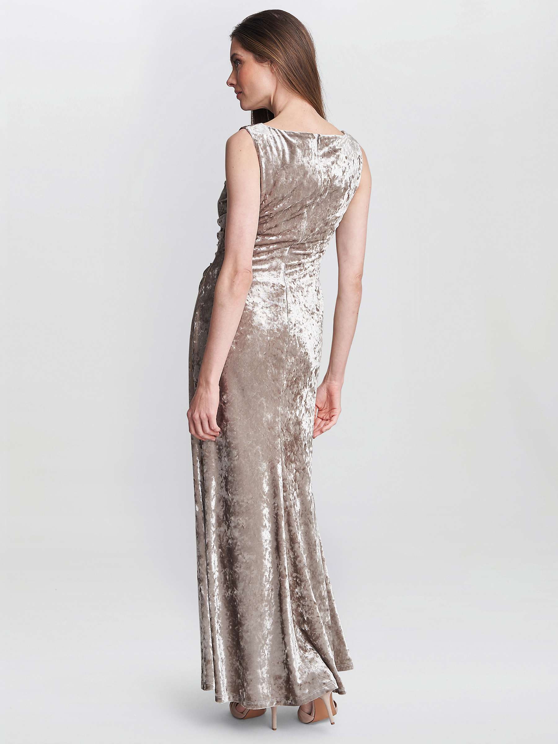 Buy Gina Bacconi Talia Crushed Velvet Maxi Dress Online at johnlewis.com