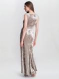 Gina Bacconi Talia Crushed Velvet Maxi Dress