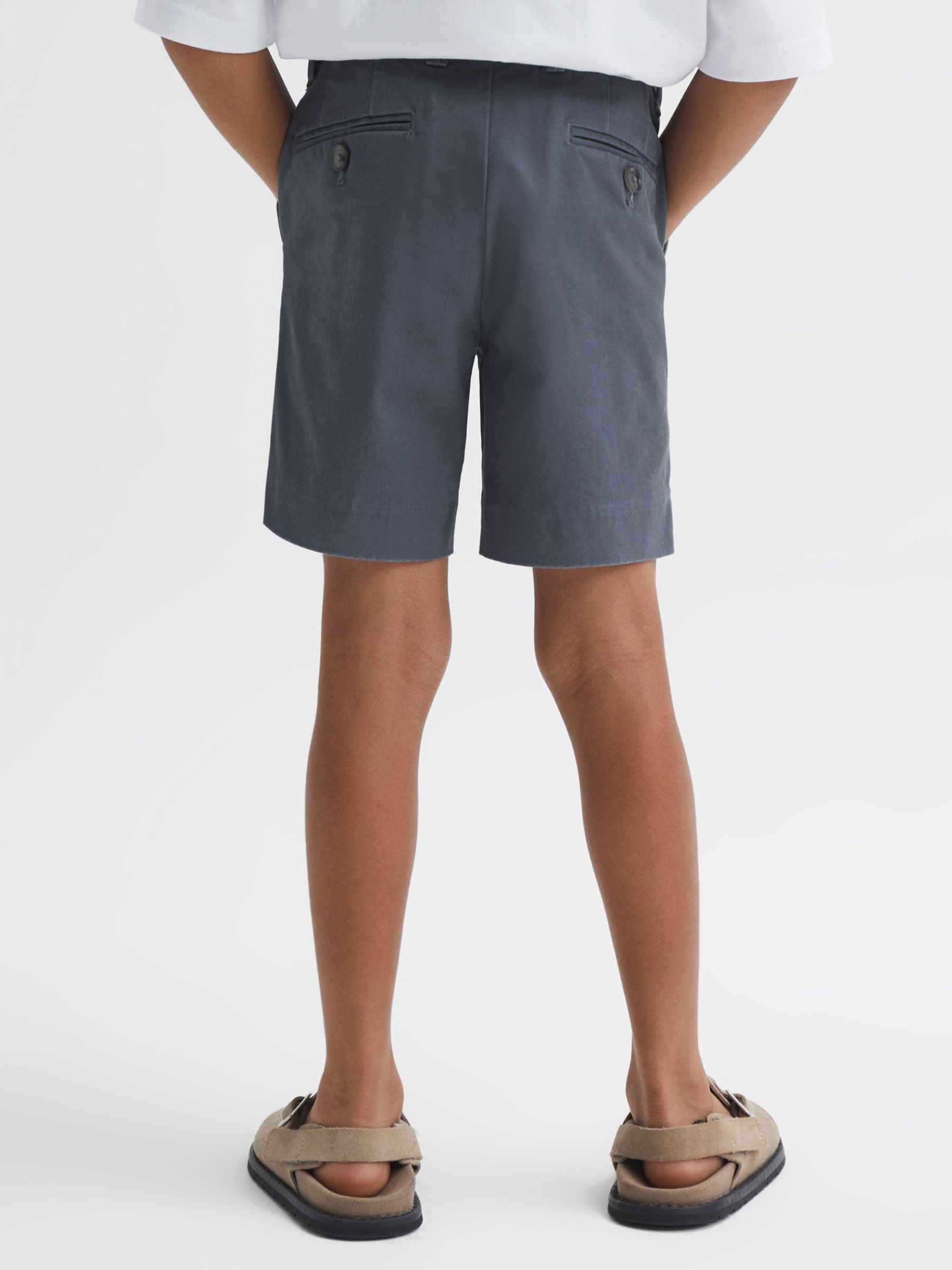 Buy Reiss Kids' Wicket Cotton Blend Casual Chino Shorts Online at johnlewis.com