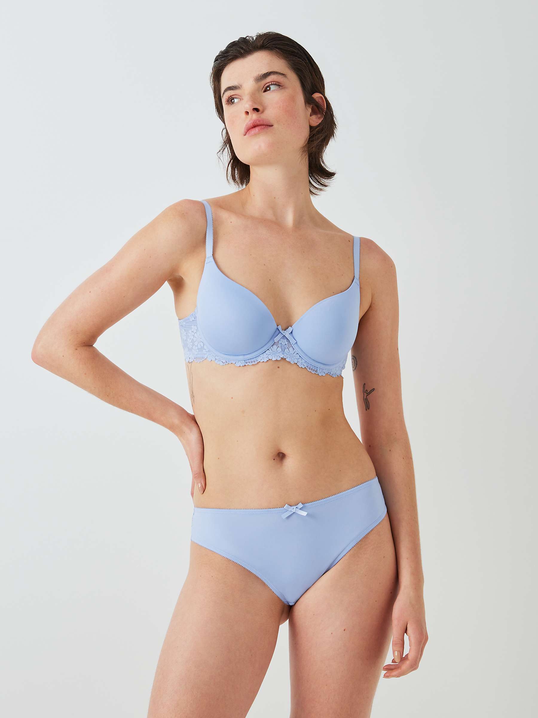 Buy John Lewis Daisy Lace Brazilian Knickers Online at johnlewis.com
