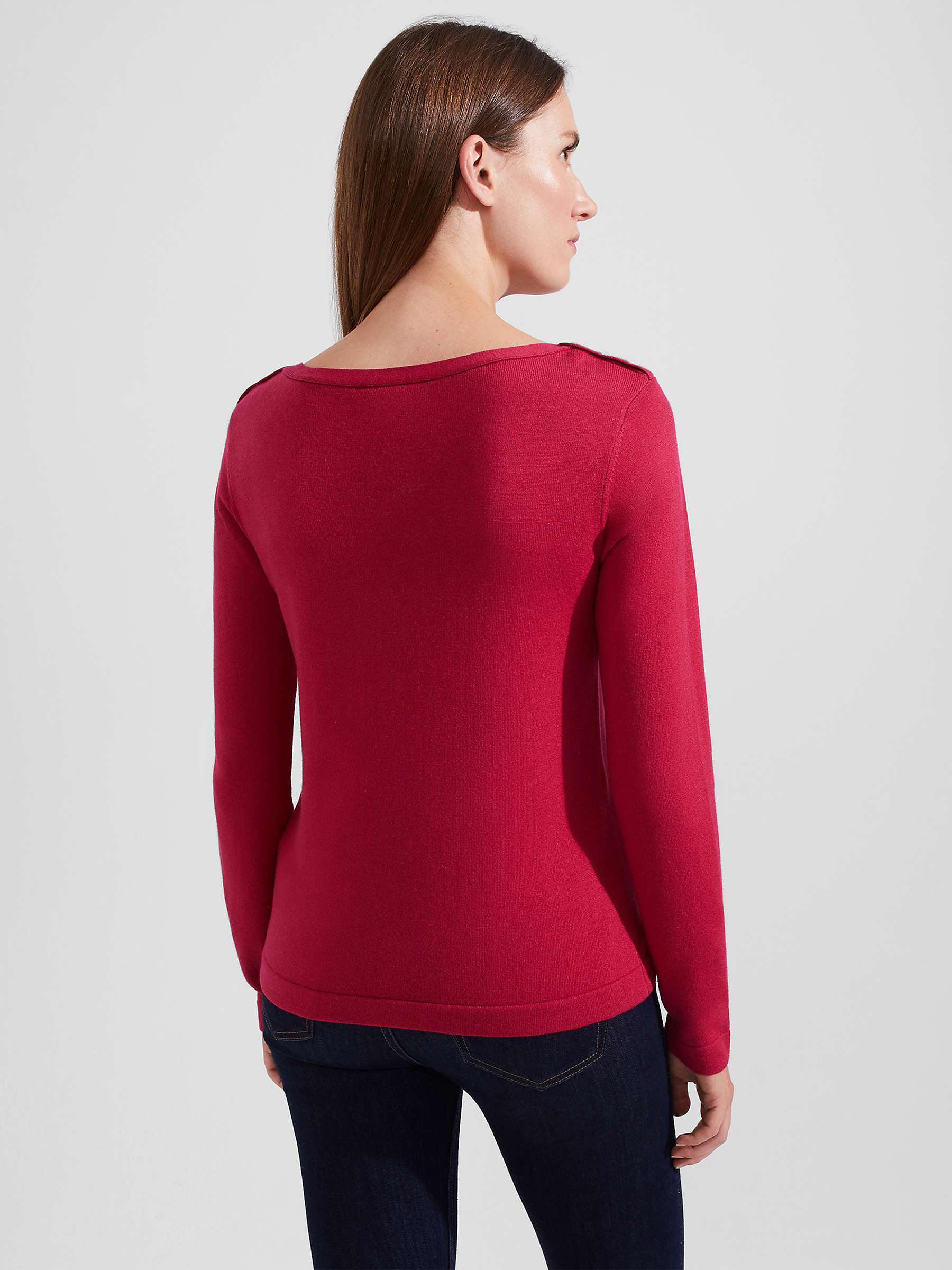 Buy Hobbs Petula Wool And Cashmere Blend Jumper Online at johnlewis.com