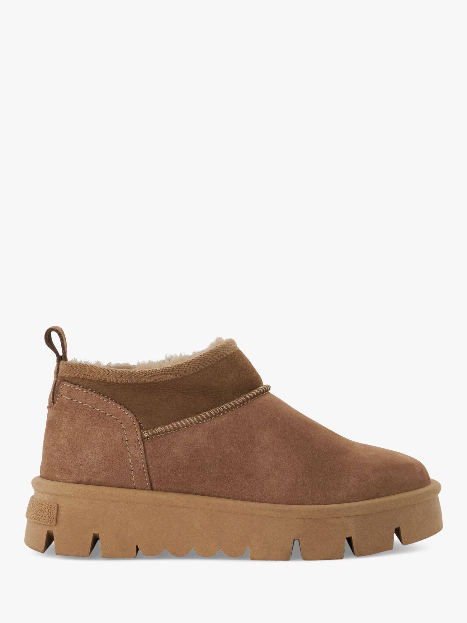 Buy Dune Pod Suede Ankle Boots, Taupe Online at johnlewis.com