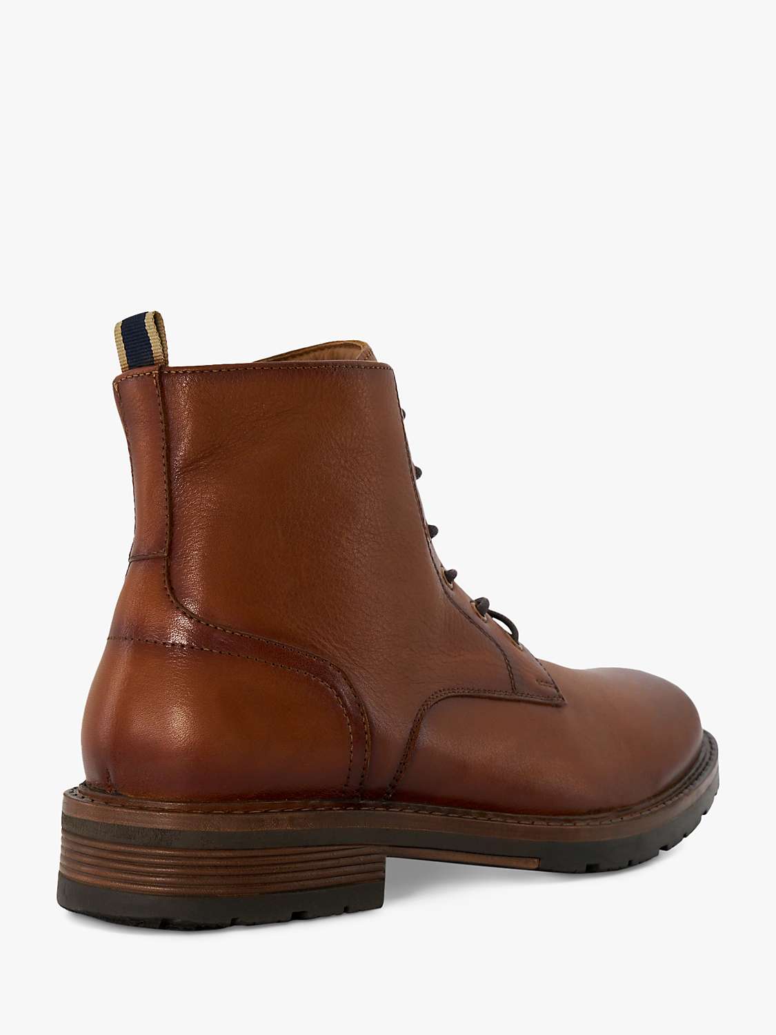 Buy Dune Cheshires Leather Boots, Tan Online at johnlewis.com