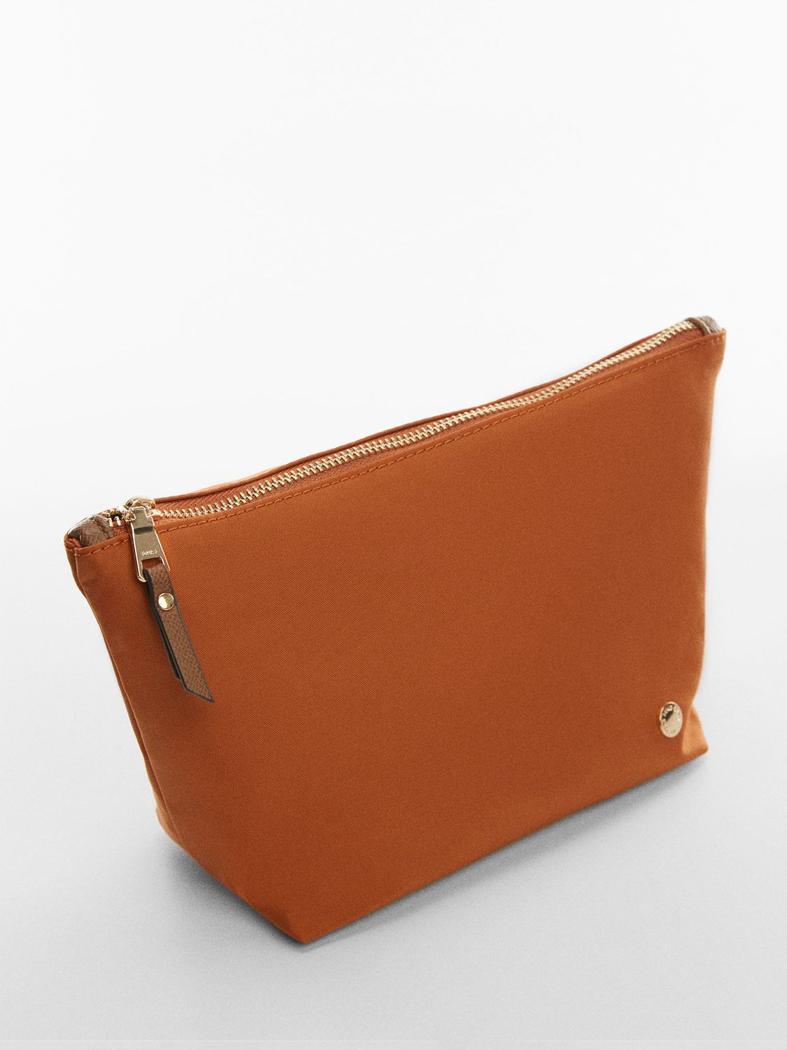 Mango Trapeze Toiletry Bag, Orange, One Size at John Lewis & Partners