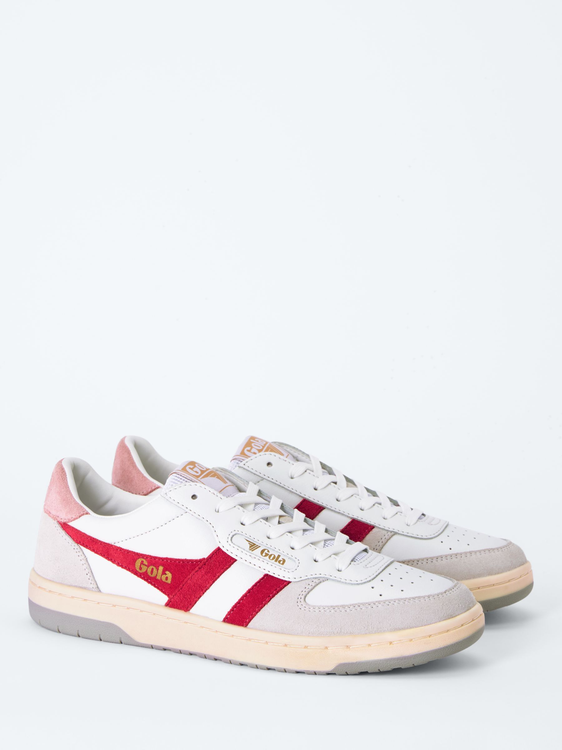 Buy Gola Hawk Leather Low Top Trainers Online at johnlewis.com