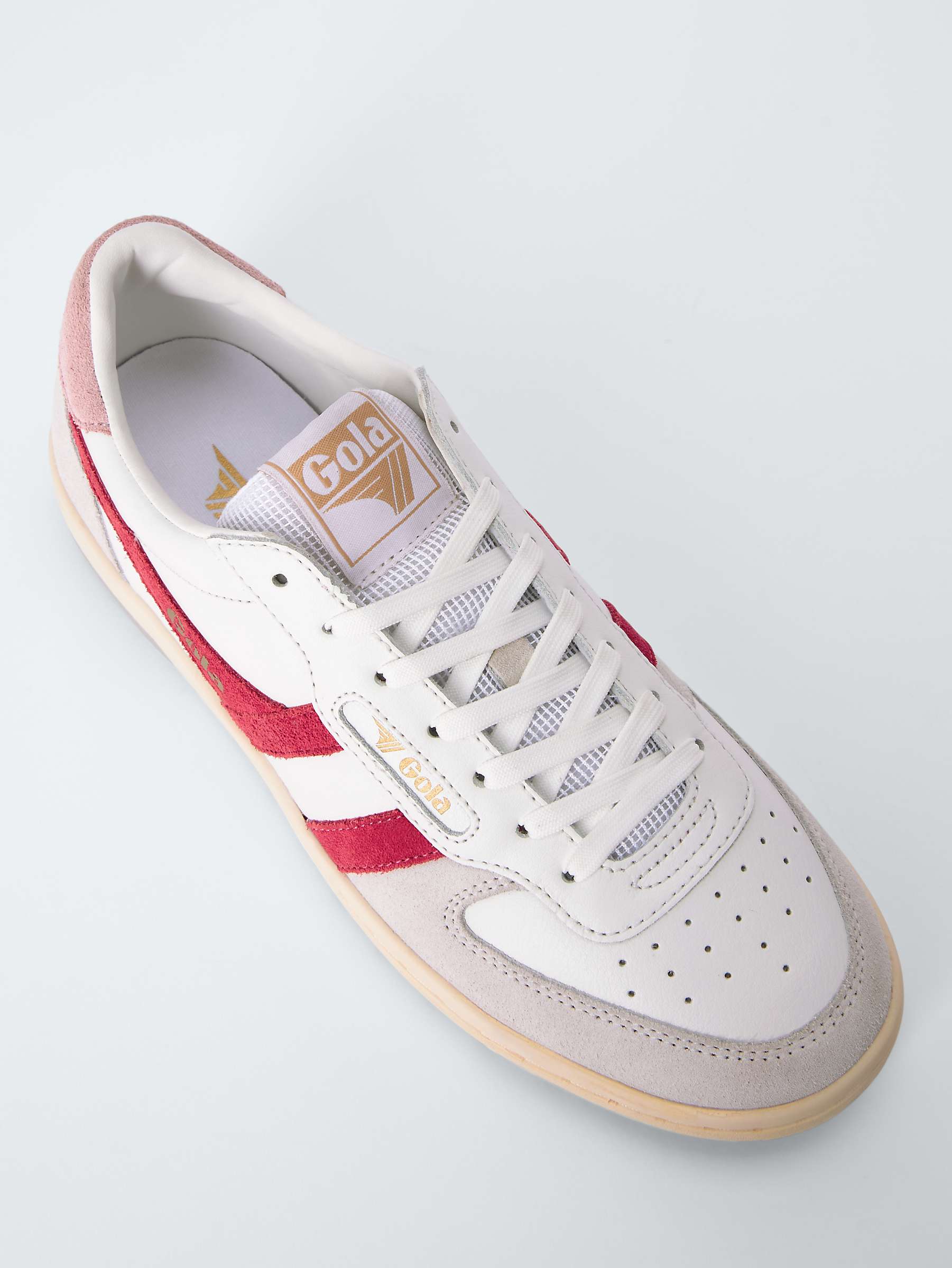 Buy Gola Hawk Leather Low Top Trainers Online at johnlewis.com
