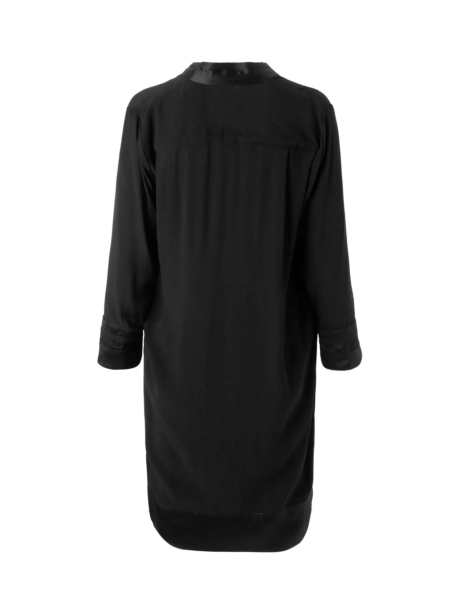 Noa Noa Noos Dressy Crepe Dress, Black at John Lewis & Partners